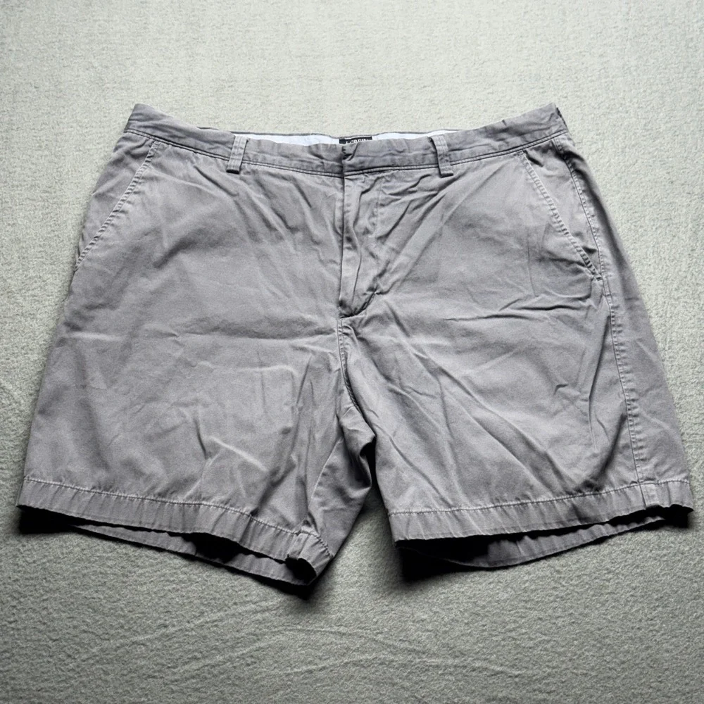 J. Crew Rivington Chino Shorts Mens 36 Gray 100% Cotton 7